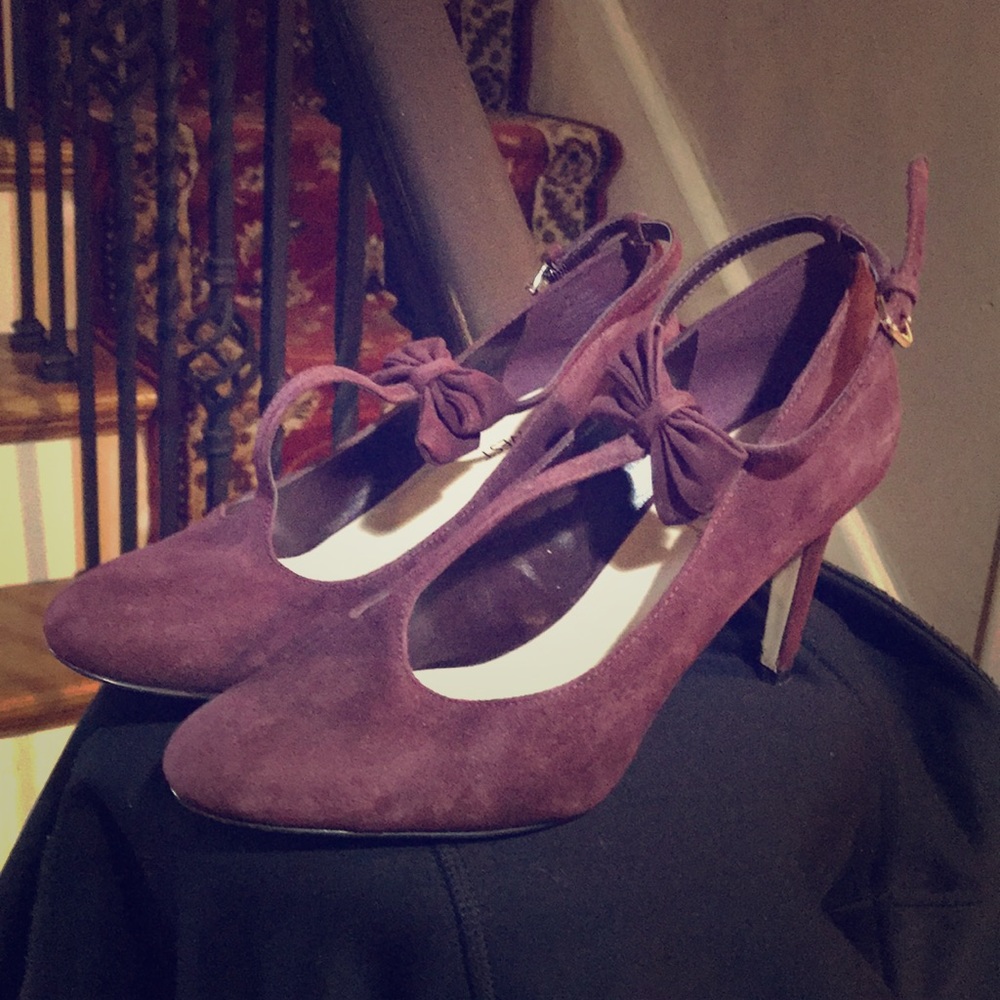 Nine West leather upper pumps made in lining .